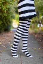 Wide Striped Tights