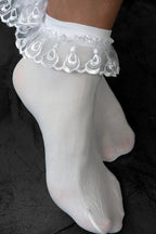 Lace Ruffle Anklet