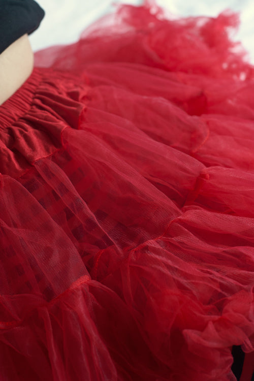 Plus Size Layered Tulle Petticoat