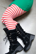 Plus Size Striped Tights