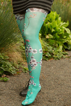Mariette Bleue Printed Tights