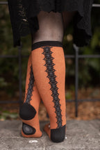 Black Cat Moon Knee High