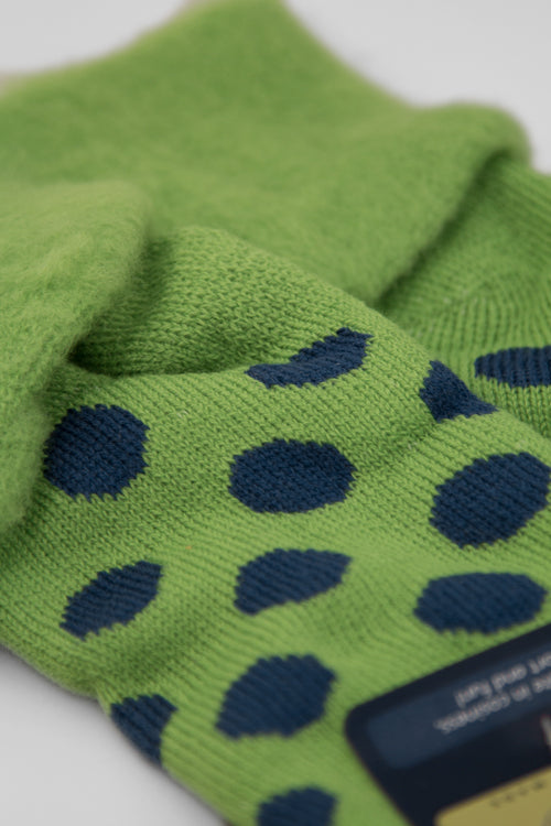 New Zealand Bed Socks with Polka Dots