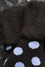 New Zealand Bed Socks with Polka Dots
