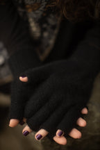 Orkney Angora Thermal Fingerless Gloves