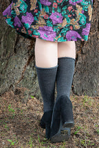 Wool Silk Roll Top Crew