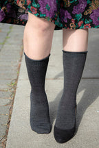 Wool Silk Roll Top Crew