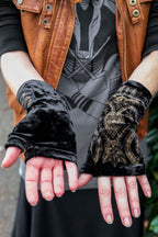 Polonova Longer Mehndi Hearts Arm Warmers