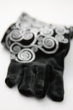 Polonova Klimt Spiral Velvet Gloves