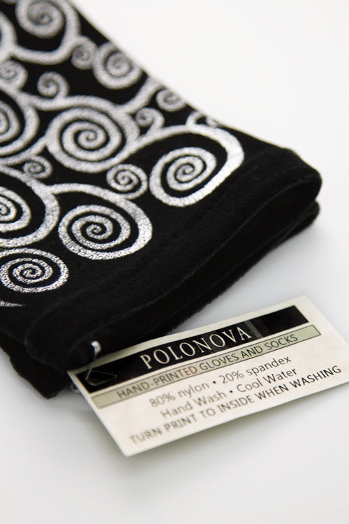 Polonova Klimt Spiral Velvet Gloves