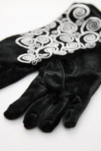Polonova Klimt Spiral Velvet Gloves