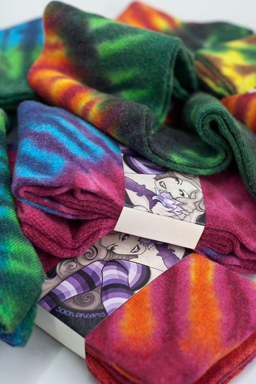 Tie Dyed Extraordinary Thigh High