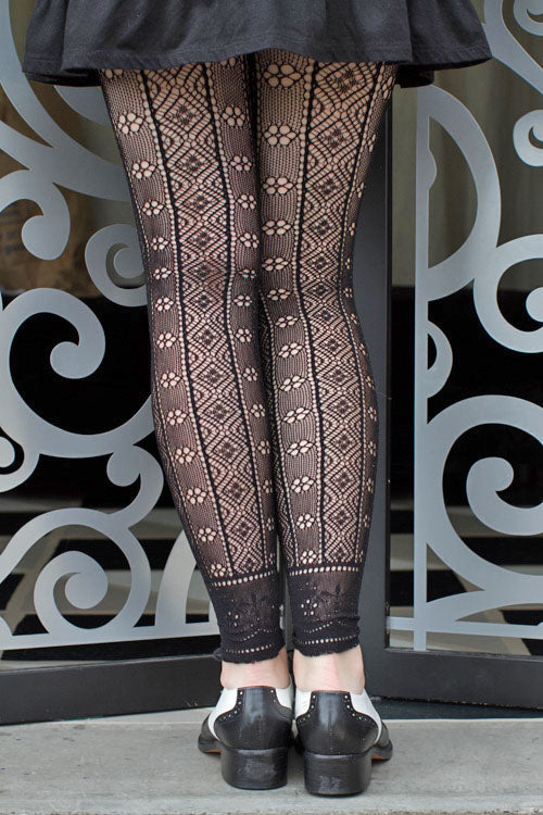 Primrose Deco Net Footless Tights