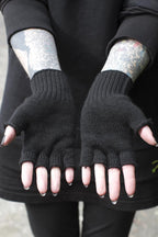 Knit Fingerless Gloves