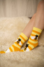 Bee Cozy Slipper Socks