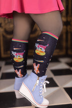 Space Cats Stretch-It Knee High