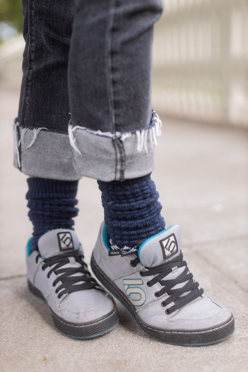 Cerulean Slouch Sock