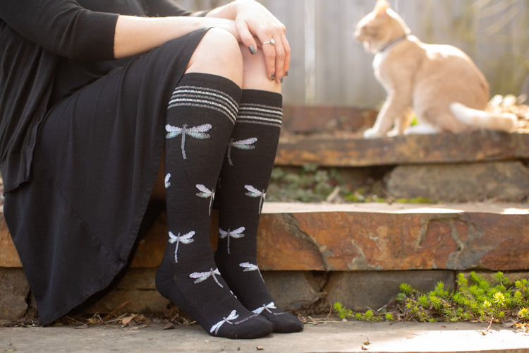 Dragonfly Compression Knee High