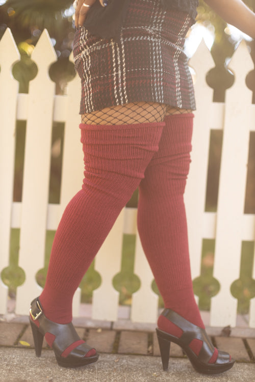 Thunda Thighs Solid Thigh Highs