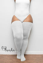 Thunda Thighs Solid Thigh Highs