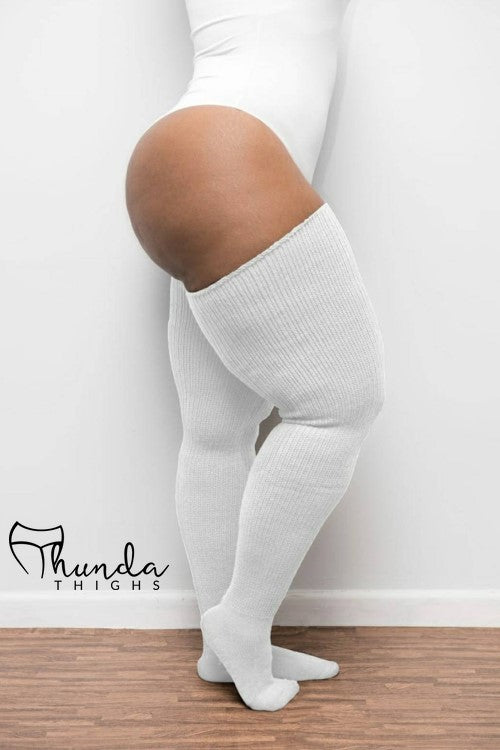 Thunda Thighs Solid Thigh Highs