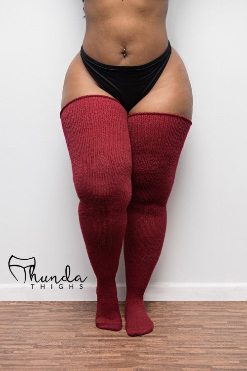 Thunda Thighs Solid Thigh Highs
